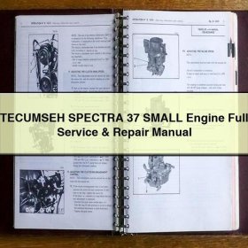 TECUMSEH SPECTRA 37 Kleinmotor: Service- und Reparaturhandbuch