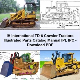IH International TD-6 Raupenfahrzeuge Ersatzteilkatalog