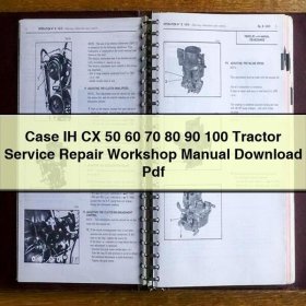 Case IH CX 50-100 Traktor Werkstatt Handbuch PDF