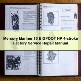 Mercury Mariner 15 BIGFOOT HP 4-stroke Factory Service Repair Manual