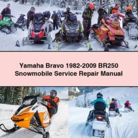 Yamaha Bravo 1982-2009 BR250 Schneemobil Service- und Reparaturhandbuch (PDF)