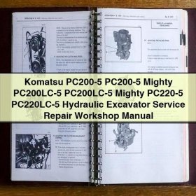 Komatsu PC200-5 Hydraulic Excavator Service Repair Workshop Manual