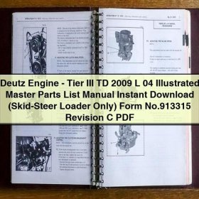 Deutz Motor - Tier III TD 2009 L 04 Ersatzteilkatalog (nur für Kompaktlader)