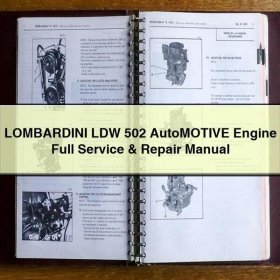 Lombardini LDW 502 Automotiv-Motor: Wartung & Reparaturhandbuch