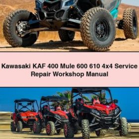 Kawasaki KAF 400 Mule 600/610 4x4 Werkstatt-Handbuch PDF Download