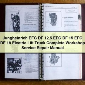 Jungheinrich EFG DF 12.5, 15, 18 Elektro-Gabelstapler Werkstatt-Handbuch