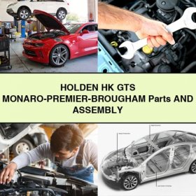 Holden HK GTS Monaro-Premier-Brougham Teile und Montage