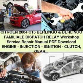 CITROEN 2004 C15 BERLINGO & BERLINGO FAMILIALE DISPATCH RELAY Workshop Service Repair Manual Engine-INJECTION-IGNITION-CLUTCH Gearbox DRIVESHAFTS-AXLES