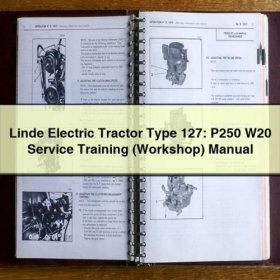 Linde Elektro-Schlepper Typ 127: P250 W20 Service-Schulungshandbuch (Werkstatt) PDF-Download