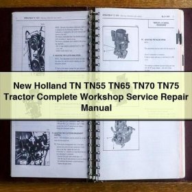 New Holland TN55 - TN75 Traktoren: Werkstatt- und Reparaturhandbuch