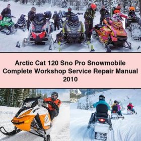 Arctic Cat 120 Sno Pro Snowmobile Complete Workshop Service Repair Manual 2010