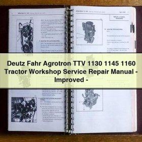 Deutz-Fahr Agrotron TTV 1130/1145/1160 Werkstatt-Handbuch