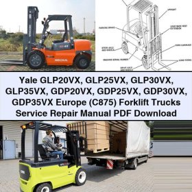 Yale Gabelstapler GLP20VX-GLP35VX & GDP20VX-GDP35VX (Europa - C875) - Servicehandbuch