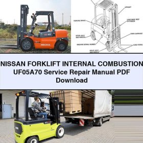 Nissan Gabelstapler UF05A70 Reparaturhandbuch