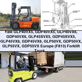 Yale Gabelstapler GLP40VX5 - GLP55VX Service- und Reparaturhandbuch (Europa, F813)