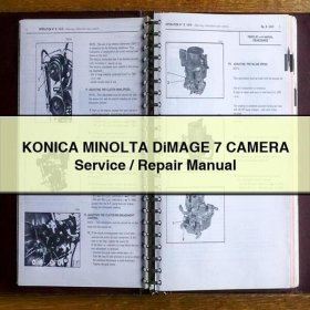 KONICA MINOLTA DiMAGE 7 Kamera Service-/Reparaturhandbuch
