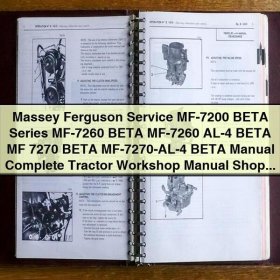 Massey Ferguson MF-7200 BETA Series Tractor Workshop Manual