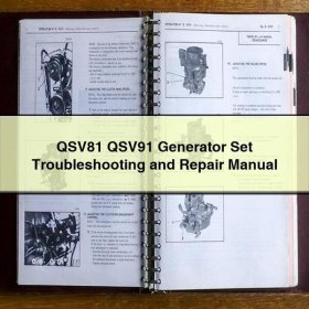 Generator-Set QSV81/QSV91: Fehlerbehebung und Reparaturhandbuch