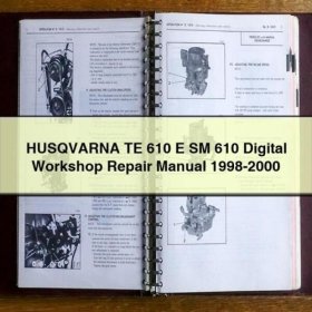 Husqvarna TE 610 E / SM 610 Werkstatt-Handbuch (1998-2000) - Digitaler PDF-Download