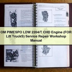 Werkstatt-Handbuch für OM PIMESPO LDW 2204/T CHD Motoren (für Gabelstapler)