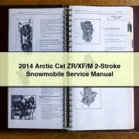 Arctic Cat ZR/XF/M 2-Takt Schneemobil Servicehandbuch (2014) PDF Download