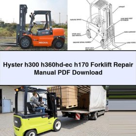 Hyster Gabelstapler Reparaturhandbuch h300 h360hd-ec h170