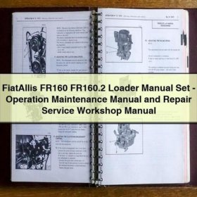 FiatAllis FR160/FR160.2 Radlader Handbuch-Set: Betrieb, Wartung & Reparatur