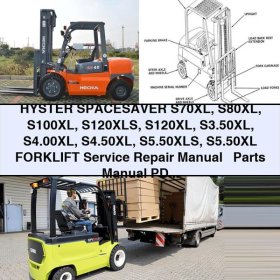 HYSTER Spacesaver S70XL-S5.50XL Gabelstapler: Service- und Ersatzteilhandbuch