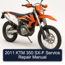 2011 KTM 350 SX-F Service Repair Manual