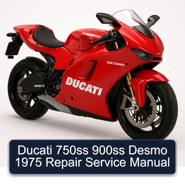 Ducati 750ss 900ss Desmo 1975 Repair Service Manual