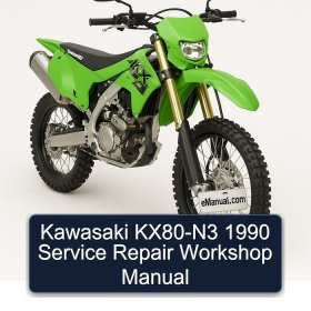 Kawasaki KX80-N3 1990 Service Repair Workshop Manual