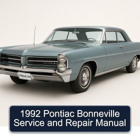 1992 Pontiac Bonneville Service and Repair Manual