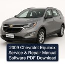 2009 Chevrolet Equinox Service & Repair Manual Software PDF Download