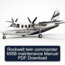 Rockwell twin commander 695B maintenance Manual PDF Download