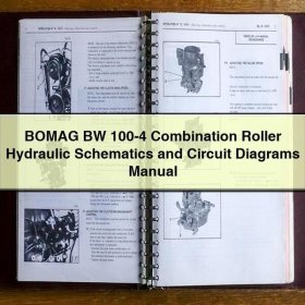 BOMAG BW 100-4 Kombinationswalze Hydraulik Schaltpläne Manual PDF Download