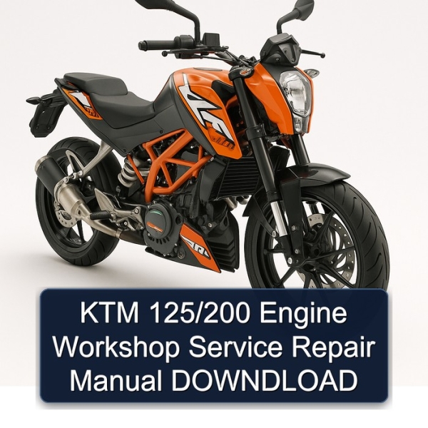 KTM 125/200 Engine Workshop Service Repair Manual DOWNDLOAD