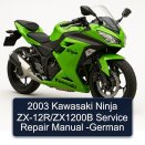 2003 Kawasaki Ninja ZX-12R/ZX1200B Service Repair Manual -German