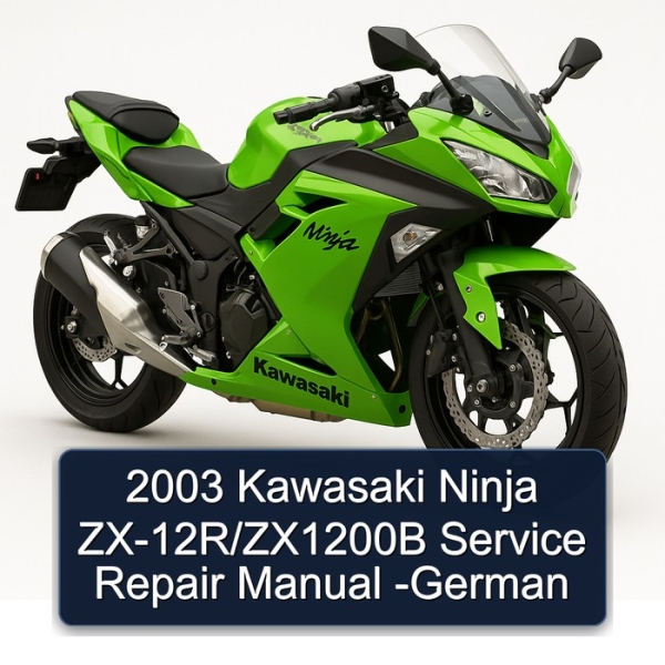 2003 Kawasaki Ninja ZX-12R/ZX1200B Service Repair Manual -German
