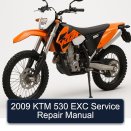 2009 KTM 530 EXC Service Repair Manual