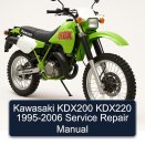 Kawasaki KDX200 KDX220 1995-2006 Service Repair Manual