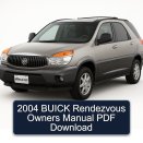2004 BUICK Rendezvous Owners Manual PDF Download
