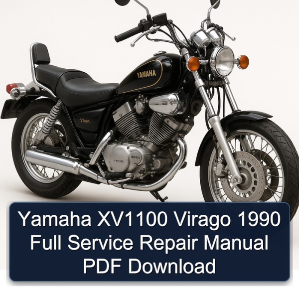 Yamaha XV1100 Virago 1990 Full Service Repair Manual PDF Download