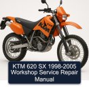 KTM 620 SX 1998-2005 Workshop Service Repair Manual