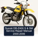 Suzuki DR-Z400 S & SM Service Repair Manual 2000-2006