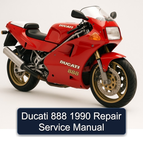 Ducati 888 1990 Repair Service Manual
