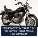 Yamaha XV1100 Virago 1991 Full Service Repair Manual PDF Download