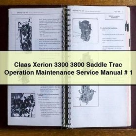 Claas Xerion 3300/3800 Saddle Trac Betriebsanleitung