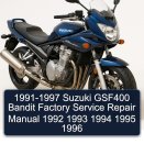 1991-1997 Suzuki GSF400 Bandit Factory Service Repair Manual 1992 1993 1994 1995 1996