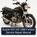 Suzuki GS1150 1986 Factory Service Repair Manual