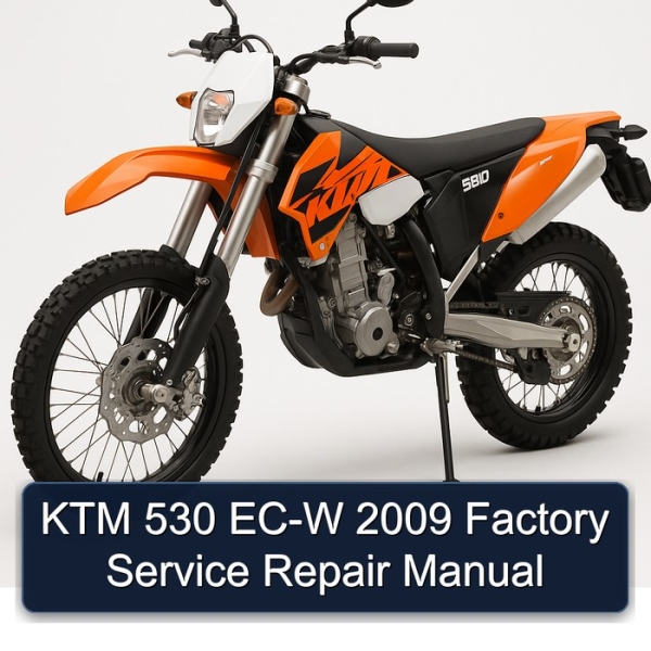 KTM 530 EC-W 2009 Factory Service Repair Manual
